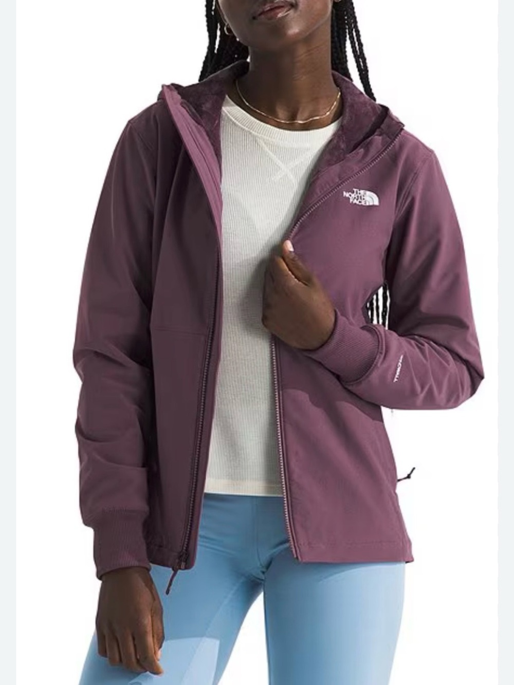 THE NORTH FACE Shelbe
Raschel Fleece Hooded Jacket
Midnight Mauve Womens Large